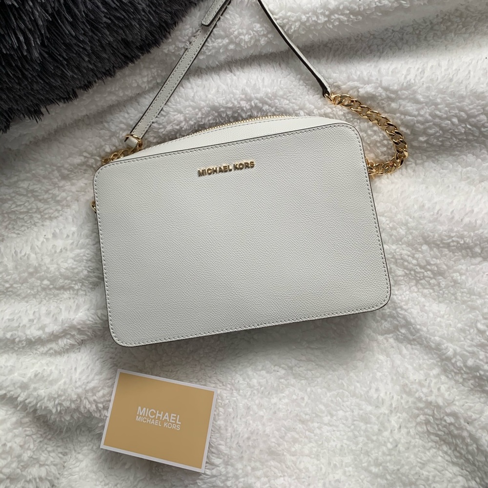 Michael Kors Jet Large Saffiano Leather Crossbody